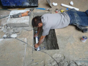 Slab Leak Detection