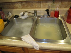 Clogged Sink