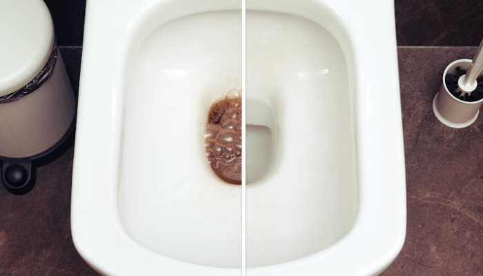 clogged toilet