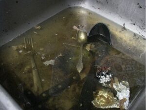 Clogged Sink